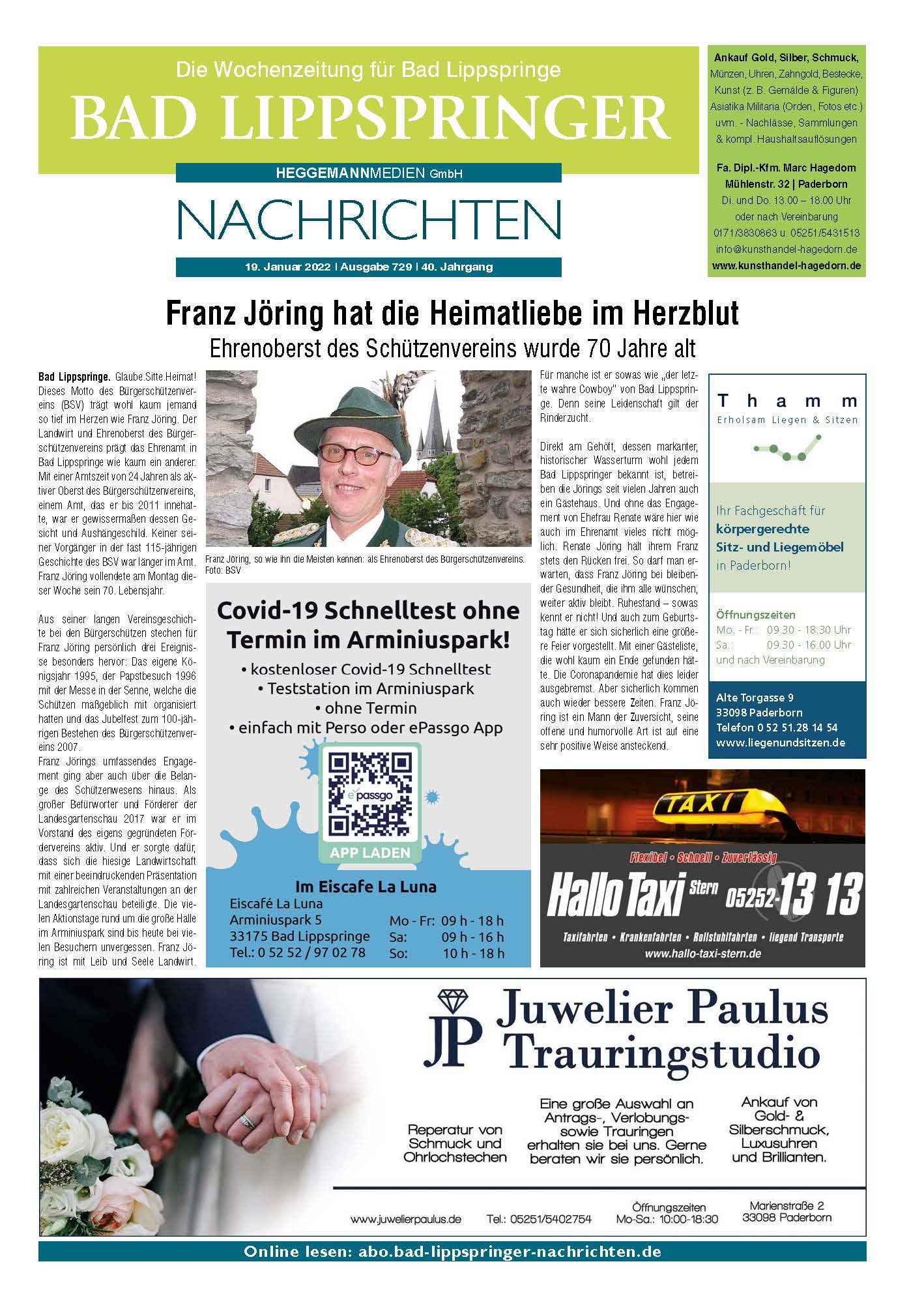 Bad Lippspringer Nachrichten Ausgabe 729