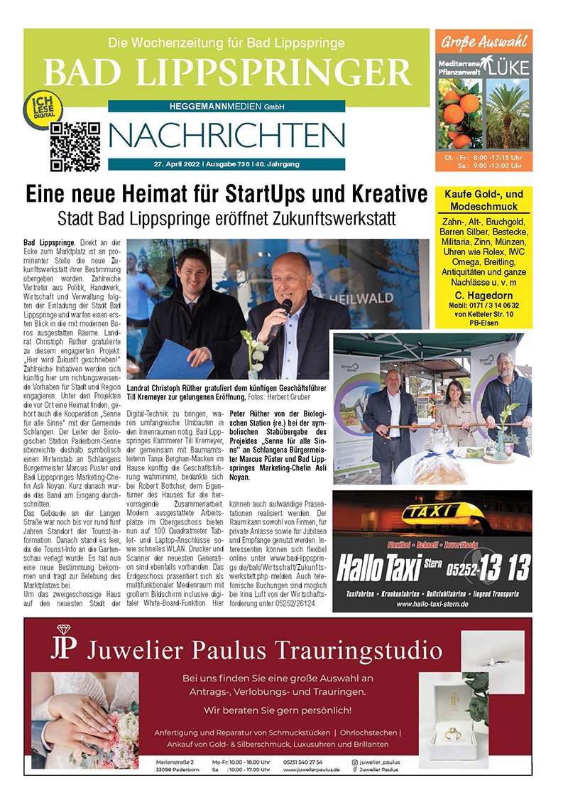 Bad Lippspringer Nachrichten Ausgabe 736