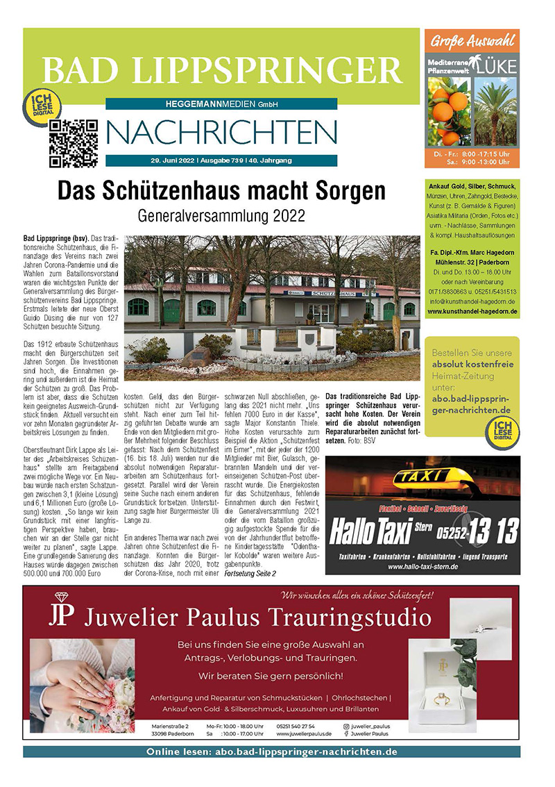 Bad Lippspringer Nachrichten Ausgabe 739