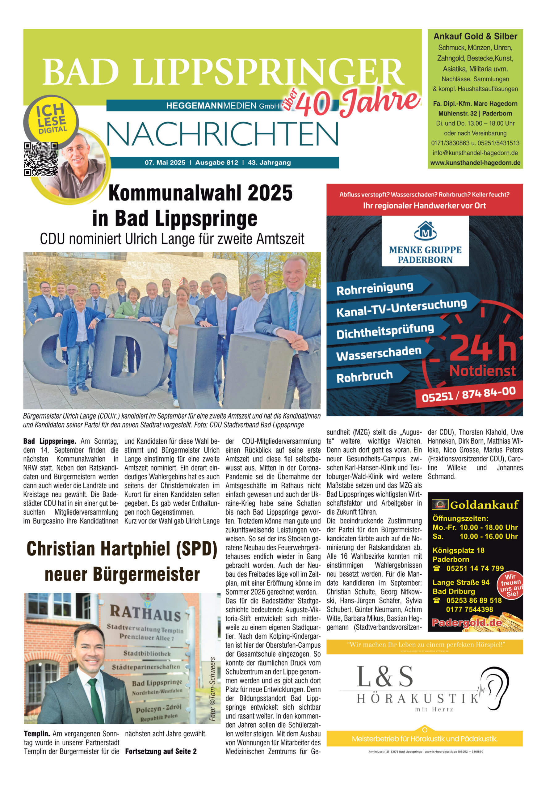 BLN 812 vom 07.05.2025