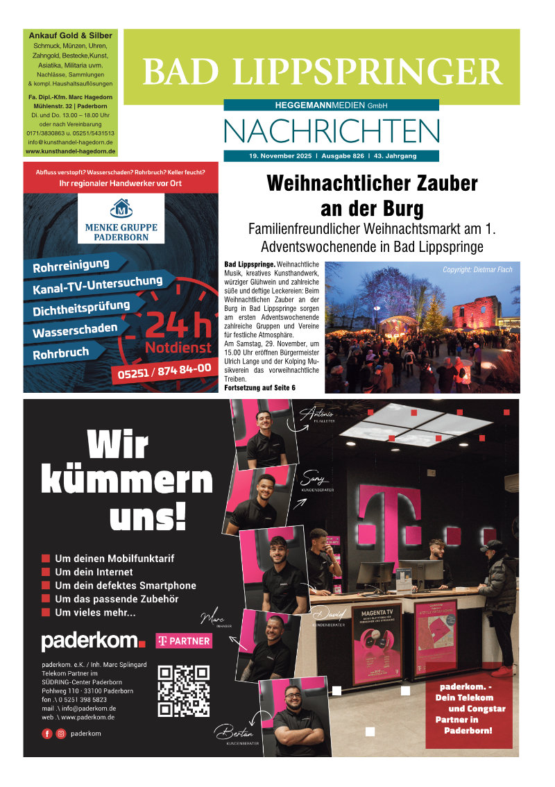 BLN 826 vom 18.11.2025