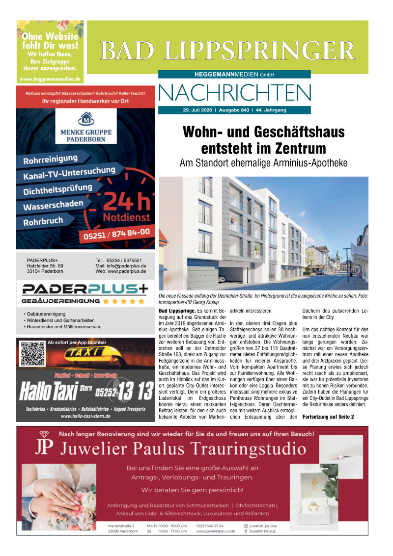 Bad Lippspringer Nachrichten Ausgabe 843
