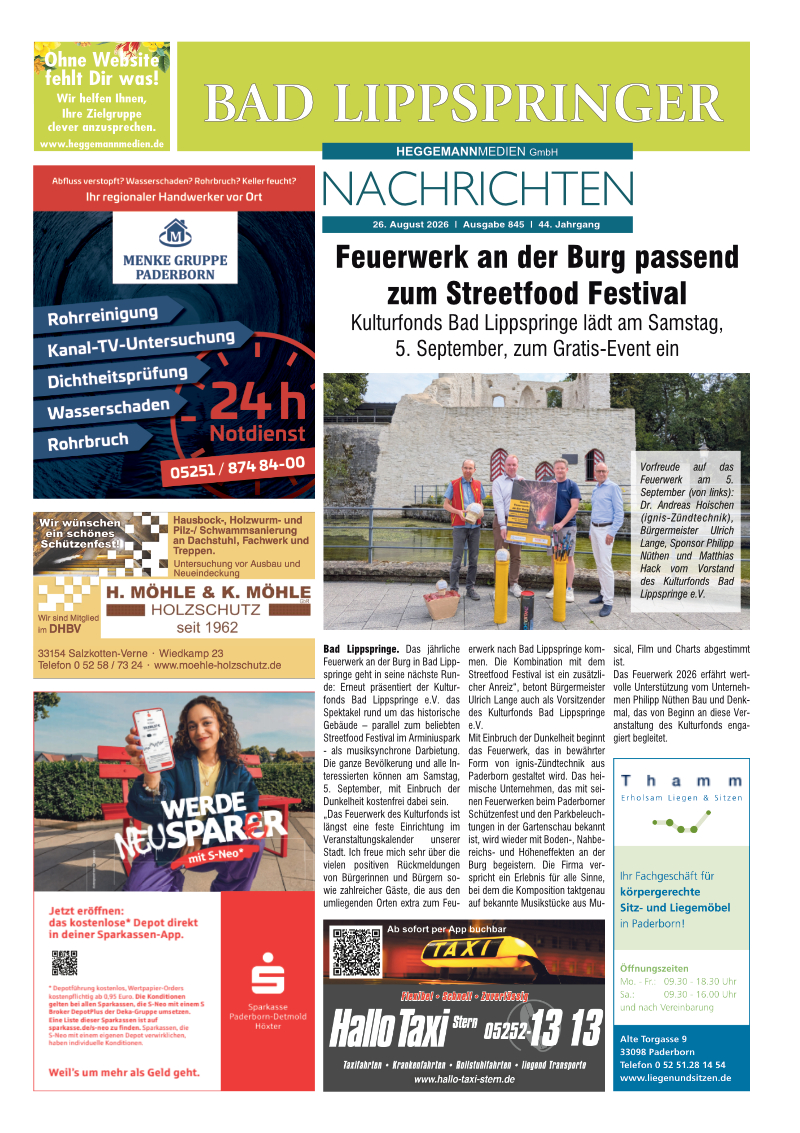 Bad Lippspringer Nachrichten Ausgabe 845