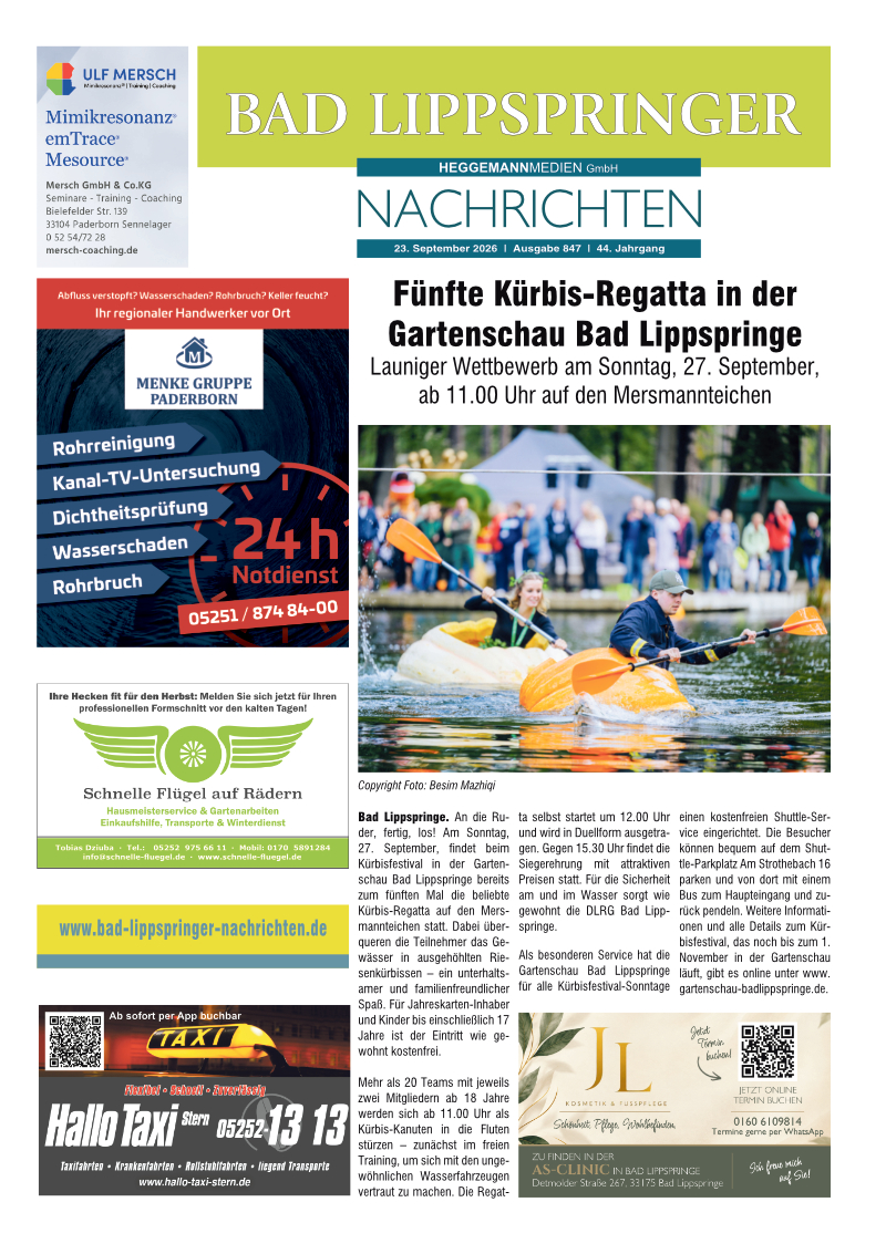 Bad Lippspringer Nachrichten Ausgabe 847